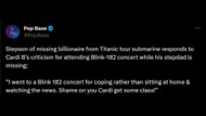 A tweet sharing details about Cardi B-Brian Szasz's feud.